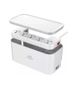 Napájecí lišta s organizérem, 5x AC, 3x USB, LDNIO SN5309, 2500W (bílá)