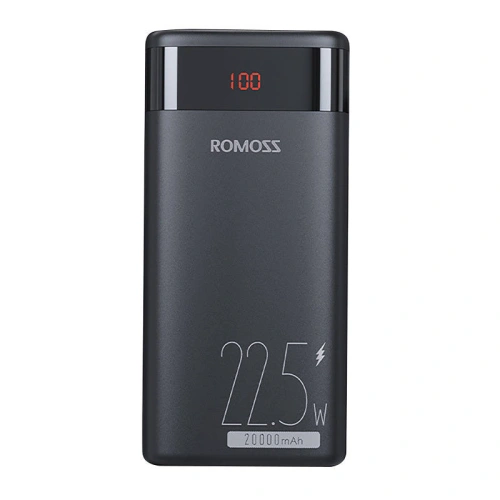 Kup Powerbank Romoss Ares 20PF, PD 22.5W, 20000mAh (černý) - ROM46 - {ean13} - Sklep Home Screen