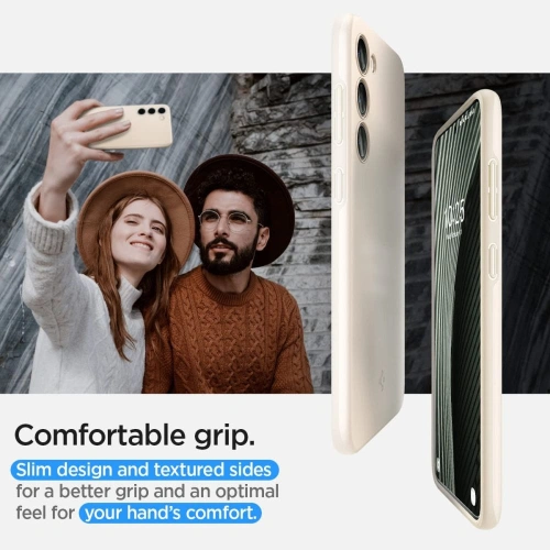Kup Spigen Samsung Fall dünn Fit Galaxy S23 Perlen Elfenbein - SPN2803 - {ean13} - Sklep Home Screen