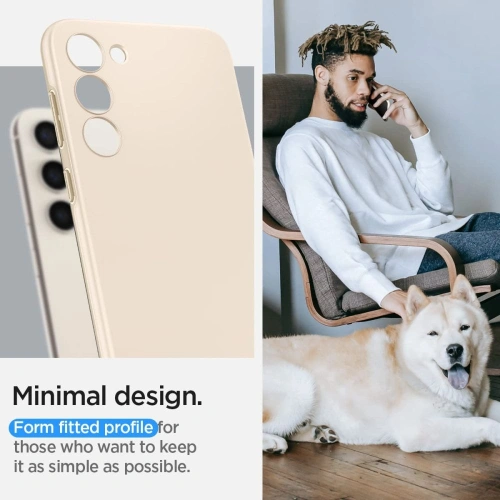 Buy Case Spigen Thin Fit Samsung Galaxy S23 Pearled Ivory - SPN2803 - {ean13} - Home Screen Store Europe