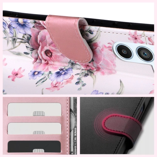 Kup Etui Tech-Protect Wallet Xiaomi Redmi Note 12 Pro/POCO X5 Pro 5G Virágmintás - THP1853 - {ean13} - Sklep Home Screen