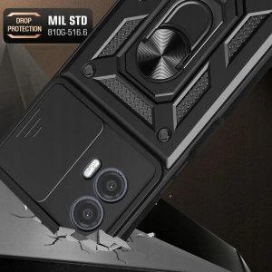 Buy Tech-Protect CamShield Pro Motorola Moto G53 5G Black case - THP1857 - {ean13} - Home Screen Store Europe