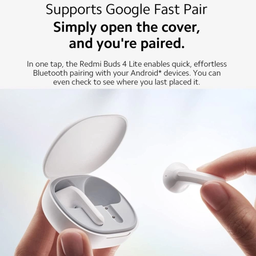 Buy Wireless Earphones Xiaomi Redmi Buds 4 Lite Wireless Earphone White - XIA7 - {ean13} - Home Screen Store Europe
