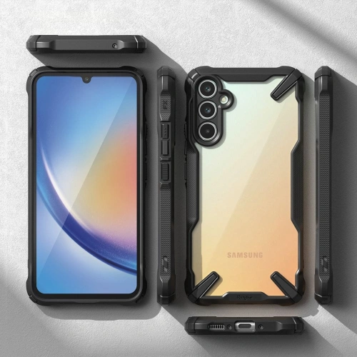 Kup Etui Ringke Fusion-X Samsung Galaxy A34 5G Fekete - RGK1796 - {ean13} - Sklep Home Screen