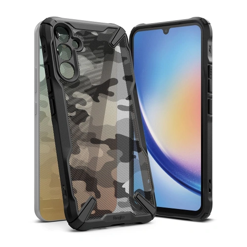 Kup Etui Ringke Fusion-X Design Samsung Galaxy A34 5G Camo (Moro) Černé - RGK1797 - {ean13} - Sklep Home Screen