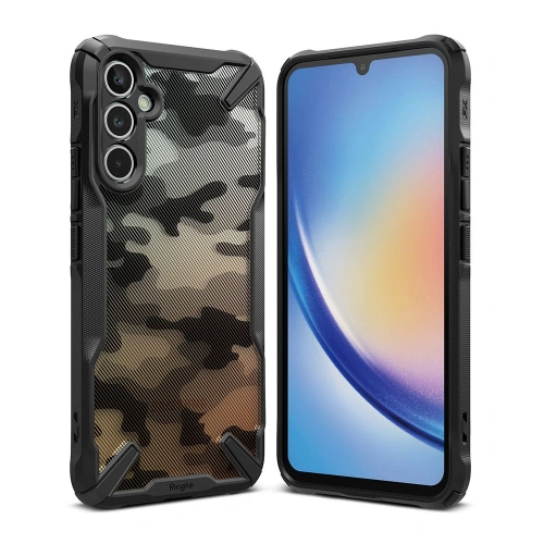 Kup Etui Ringke Fusion-X Design Samsung Galaxy A34 5G Camo (Moro) Černé - RGK1797 - {ean13} - Sklep Home Screen
