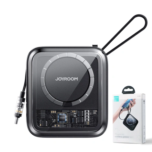 Kup Powerbank Joyroom JR-L006 Icy Series 10000mAh 22.5W vezeték nélküli töltés + USB-C kábel fekete - JYR600 - {ean13} - Sklep Home Screen