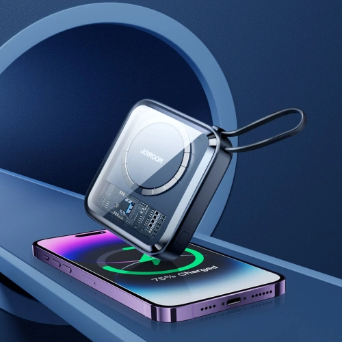 Kup Powerbank Joyroom JR-L006 Icy Series 10000mAh 22.5W încărcare wireless + cablu USB-C negru - JYR600 - {ean13} - Sklep Home Screen