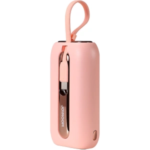Powerbank Joyroom JR-L012 Colorful Series 10000mAh 22.5W + 2 kable USB-C + Lightning różowy