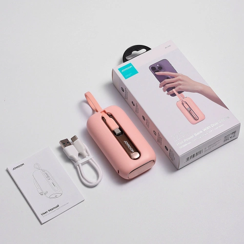 Kup Powerbank Joyroom JR-L012 Színes Sorozat 10000mAh 22.5W + 2 db USB-C + Lightning rózsaszín - JYR601 - {ean13} - Sklep Home Screen