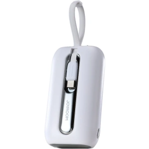 Powerbank Joyroom JR-L012 Colorful Series 10000mAh 22.5W + 2 kable USB-C + Lightning biały