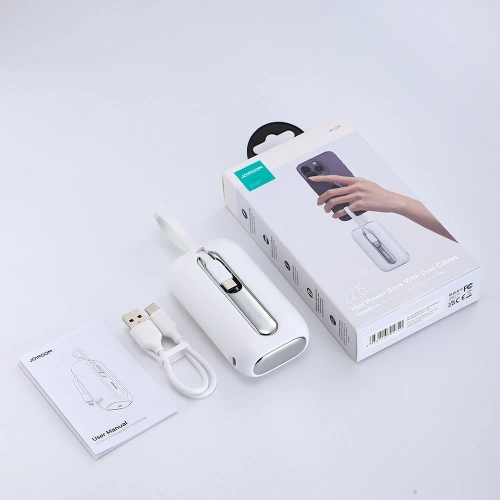 Kup Powerbank Joyroom JR-L012 Színes Sorozat 10000mAh 22.5W + 2 db USB-C + Lightning fehér - JYR602 - {ean13} - Sklep Home Screen