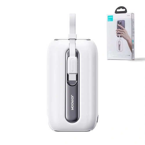 Kup Powerbank Joyroom JR-L012 Colorful Series 10000mAh 22.5W + 2 kabely USB-C + Lightning bílý - JYR602 - {ean13} - Sklep Home Screen