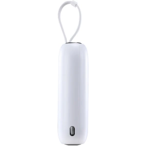 Powerbank Joyroom JR-L012 Colorful Series 10000mAh 22.5W + 2 kable USB-C + Lightning biały
