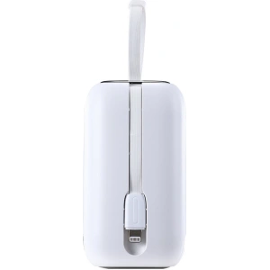 Powerbank Joyroom JR-L012 Colorful Series 10000mAh 22.5W + 2 kable USB-C + Lightning biały