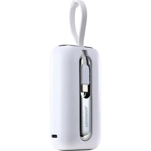 Powerbank Joyroom JR-L012 Colorful Series 10000mAh 22.5W + 2 kable USB-C + Lightning biały
