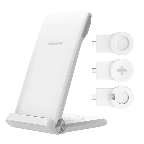 Kup Încărcător wireless 3 în 1 Nillkin PowerTrio 15W Qi + cap de încărcare pentru Samsung Watch - NLK952 - {ean13} - Sklep Home Screen