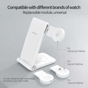 Kup Încărcător wireless 3 în 1 Nillkin PowerTrio 15W Qi + cap de încărcare pentru Samsung Watch - NLK952 - {ean13} - Sklep Home Screen
