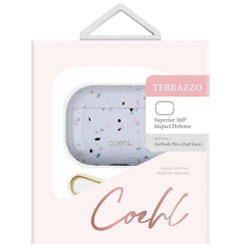 Kup Etui UNIQ Coehl Terrazzo Apple AirPods Pro 2 homok/sandstone - UNIQ882 - {ean13} - Sklep Home Screen