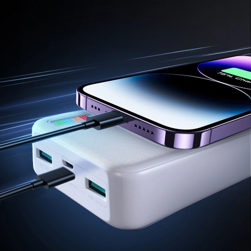 Kup Powerbank Joyroom QP195 Dazzling Series 20000mAh 22.5W fehér - JYR606 - {ean13} - Sklep Home Screen