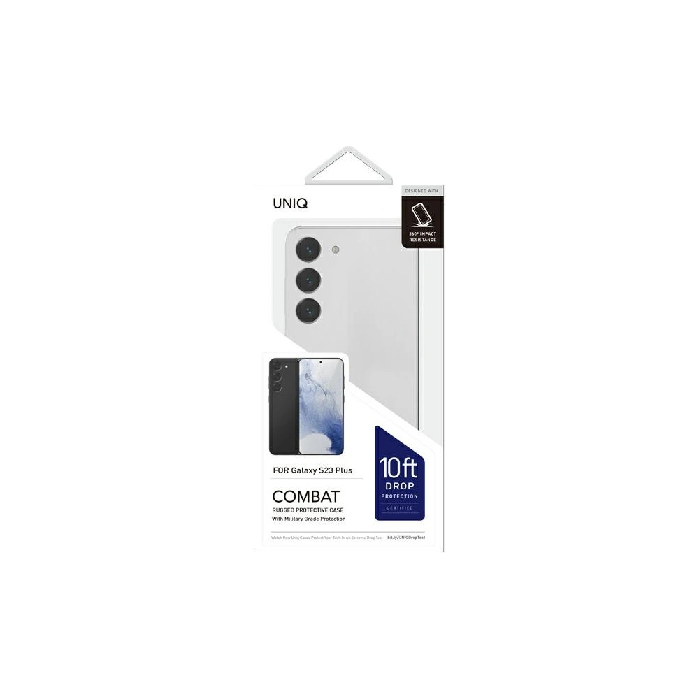 Etui UNIQ Combat Samsung Galaxy S23+ Plus czarny/carbon black