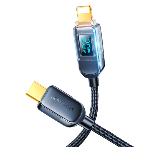 Kup Joyroom Kabel S-CL020A4 USB-C/Lightning 20W LED Display 1.2m schwarz - JYR609 - {ean13} - Sklep Home Screen