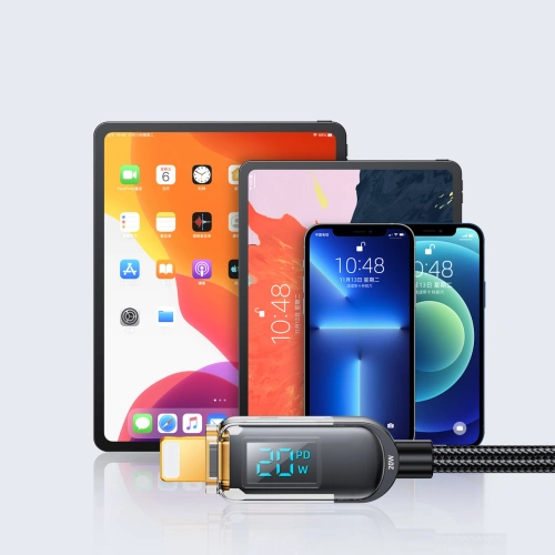 Kup Kabel Joyroom S-CL020A4 USB-C/Lightning 20W LED Display 1,2m czarny - JYR609 - {ean13} - Sklep Home Screen
