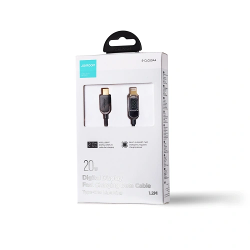 Kup Kabel Joyroom S-CL020A4 USB-C/Lightning 20W LED Display 1,2m czarny - JYR609 - {ean13} - Sklep Home Screen