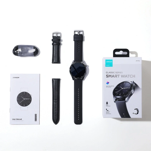 Kup Joyroom Smartwatch JR-FC2 FC2 Classic Series IP68 schwarz - JYR611 - {ean13} - Sklep Home Screen