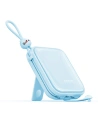 Joyroom Powerbank JR-L008 Cutie Series 10000mAh 22.5W Stand + USB-C und Lightning Kabel blau