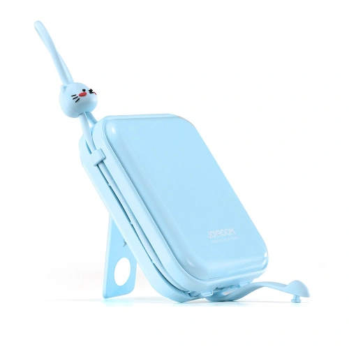 Kup Powerbank Joyroom JR-L008 Cutie Series 10000mAh 22.5W Stojan + kabely USB-C a Lightning modrý - JYR613 - {ean13} - Sklep Home Screen
