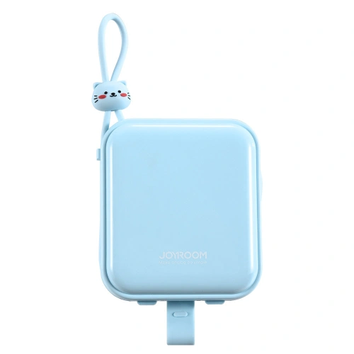 Kup Powerbank Joyroom JR-L008 Cutie Series 10000mAh 22.5W Stojan + kabely USB-C a Lightning modrý - JYR613 - {ean13} - Sklep Home Screen