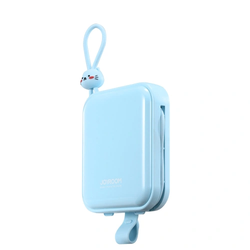 Kup Powerbank Joyroom JR-L008 Cutie Series 10000mAh 22.5W Stojan + kabely USB-C a Lightning modrý - JYR613 - {ean13} - Sklep Home Screen