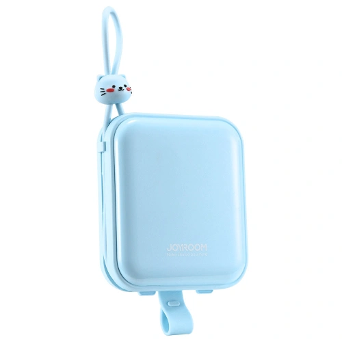 Kup Powerbank Joyroom JR-L008 Cutie Series 10000mAh 22.5W Stojan + kabely USB-C a Lightning modrý - JYR613 - {ean13} - Sklep Home Screen