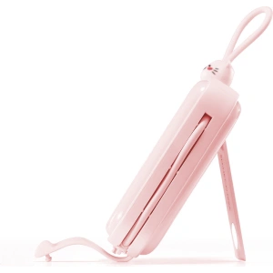 Powerbank Joyroom JR-L008 Cutie Series 10000mAh 22.5W Stand + kable USB-C i Lightning różowy