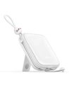 Joyroom Powerbank JR-L008 Cutie Series 10000mAh 22.5W Stand + USB-C und Lightning Kabel weiß