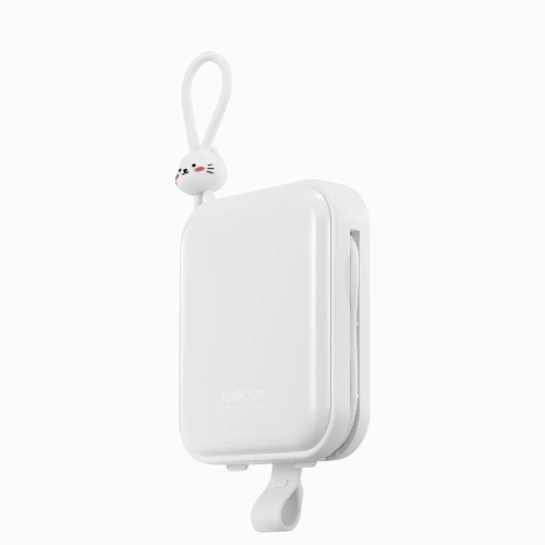 Buy Powerbank Joyroom JR-L008 Cutie Series 10000mAh 22.5W Stand + USB-C and Lightning cables white - JYR615 - {ean13} - Home Screen Store Europe