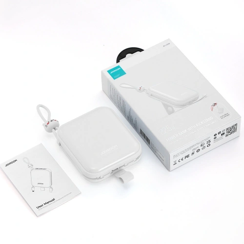 Buy Powerbank Joyroom JR-L008 Cutie Series 10000mAh 22.5W Stand + USB-C and Lightning cables white - JYR615 - {ean13} - Home Screen Store Europe