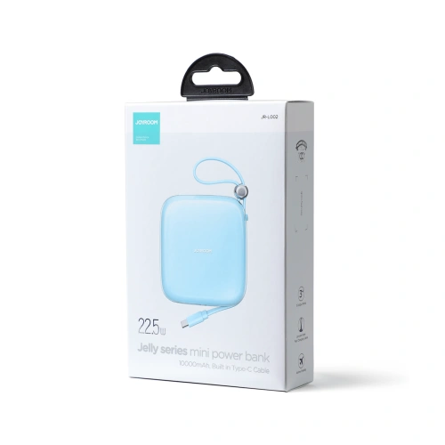 Kup Powerbank Joyroom JR-L002 Jelly Series 10000mAh 22.5W + cablu USB-C albastru - JYR616 - {ean13} - Sklep Home Screen
