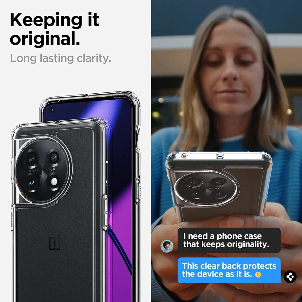 Etui Spigen Ultra Hybrid OnePlus 11 5G Crystal Clear