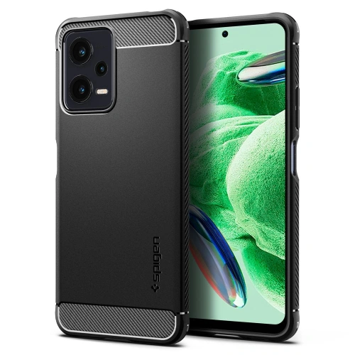 Kup Etui Spigen Rugged Armor Xiaomi Redmi Note 12/POCO X5 5G Matte Black - SPN2805 - {ean13} - Sklep Home Screen