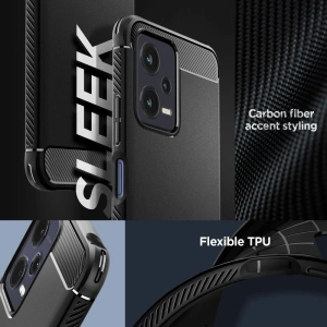 Kup Etui Spigen Rugged Armor Xiaomi Redmi Note 12/POCO X5 5G Matte Black - SPN2805 - {ean13} - Sklep Home Screen