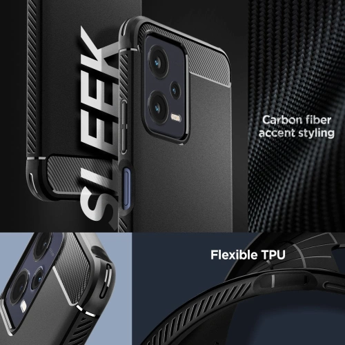 Kup Etui Spigen Rugged Armor Xiaomi Redmi Note 12/POCO X5 5G Matte Black - SPN2805 - {ean13} - Sklep Home Screen