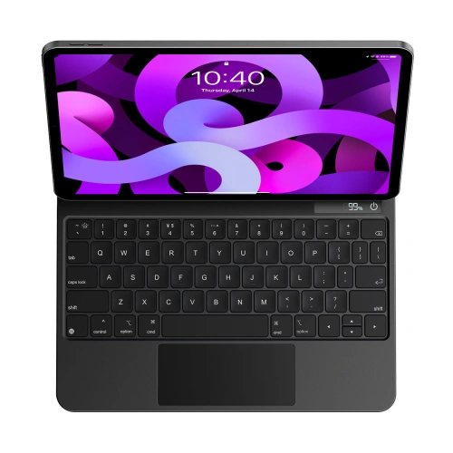 Kup Etui Baseus Brilliance Keyboard Apple iPad Air 10.9 (4. i 5. gen)/iPad Pro 11 (1., 2. i 3. gen)/iPad 10.9 2022 (10. gen) szare - BSU3993 - {ean13} - Sklep Home Screen