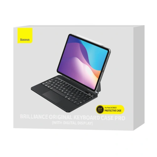 Buy Case Baseus Brilliance Keyboard Apple iPad Air 10.9 (4th and 5th gen)/iPad Pro 11 (1st, 2nd and 3rd gen)/iPad 10.9 2022 (10th gen) grey - BSU3993 - {ean13} - Home Screen Store Europe
