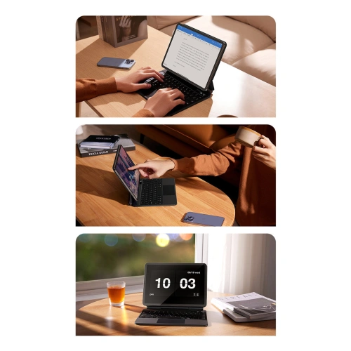 Buy Case Baseus Brilliance Keyboard Apple iPad Air 10.9 (4th and 5th gen)/iPad Pro 11 (1st, 2nd and 3rd gen)/iPad 10.9 2022 (10th gen) grey - BSU3993 - {ean13} - Home Screen Store Europe