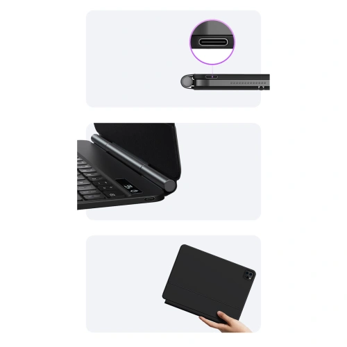 Buy Case Baseus Brilliance Keyboard Apple iPad Air 10.9 (4th and 5th gen)/iPad Pro 11 (1st, 2nd and 3rd gen)/iPad 10.9 2022 (10th gen) grey - BSU3993 - {ean13} - Home Screen Store Europe