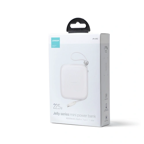 Kup Powerbank Joyroom JR-L002 Jelly Series 10000mAh 22.5W + cablu USB-C alb - JYR618 - {ean13} - Sklep Home Screen