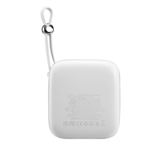 Kup Powerbank Joyroom JR-L002 Jelly Series 10000mAh 22.5W + cablu USB-C alb - JYR618 - {ean13} - Sklep Home Screen