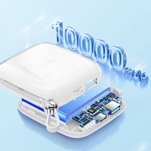 Kup Powerbank Joyroom JR-L002 Jelly Series 10000mAh 22.5W + cablu USB-C alb - JYR618 - {ean13} - Sklep Home Screen